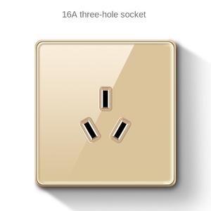 สวิตช์ควบคุมซ็อกเก็ตแบบเจาะพิมพ์ลายผ้าไหม10A กระแสไฟสูงสุด110V สูงสุดแผงควบคุมวัสดุ ABS - Product Image 4