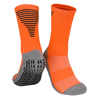 Chaussettes athlétiques de football antidérapantes colorées durables et sportives Chaussettes avec poignée de football logo personnalisé