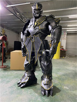 Costume de robot de transformateur de tenue de cosplay LED portable pour adultes grandeur nature de haute qualité pour les événements et la promotion