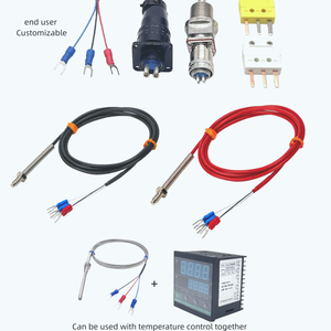 200 Degree Soft Silicone <strong>RTD</strong> Senor Pt100 Pt1000 <strong>Elements</strong> Sensor M6/M8 Thread Thermocouple Temperature Instrument - Product Image 4