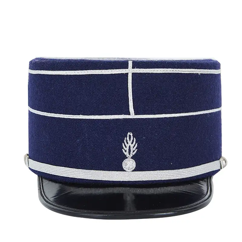 해군 은 성인 Afrique 군인 모자 군 kepi를 위한 챙 customizable 조정가능한 크기를 가진 선장 모자