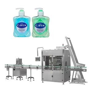 Automatic paste bottle filling machine for liquid soap body lotion shampoo filling machine