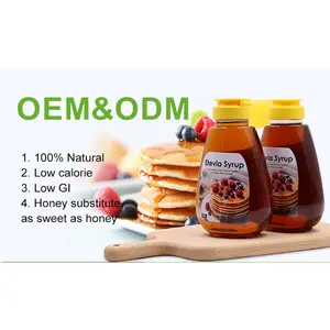 Top 100% tinh khiết Stevia thực phẩm thành phần phụ gia Stevia Syrup chất làm ngọt tự nhiên