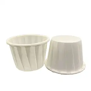 High Quality Biodegradable Printed Paper Souffle Portion Cup Small Disposable Sauce Cup With Single Wall For Packaging