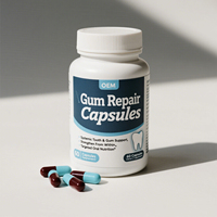 Capsules de bien-être dentaire complètes OEM, citrate de calcium, vitamine D3/K2 et CoQ10 pour un soutien dentaire de base