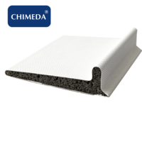 Bande d'étanchéité autocollante pour coin de porte, joint d'angle en mousse anti-poussière pour cadre de porte, garniture de remplissage pour interstice