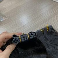 Extensions de cheveux naturels 100% Premium, trame papillon alignée sur les cuticules, cheveux humains Remy vietnamiens, vente en gros
