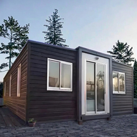 Maison Maisons préfabriquées 3 chambres à coucher Logement portable 2 étages Mini maison conteneur extensible de 40 pieds Maison préfabriquée