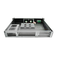 Casing Komputer Rak 19 Inci & Tower dari Pabrik Shenzhen, Bahan Aluminium Alloy SGCC 1.2mm, Layanan OEM, Bentuk MicroATX 1.5U, Stok Kipas