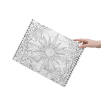 Fábrica Nova, venta al por mayor, cajas corrugadas de papel de gama alta, embalaje de avión Kraft, caja de correo de envío para camisetas de manga corta