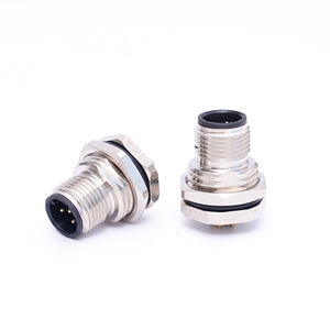 <b>Push</b>-pull Self-latching M12 Sensor A-code 5pin Cable Connector Waterproof Female Male Wire Conector - Product Image 6