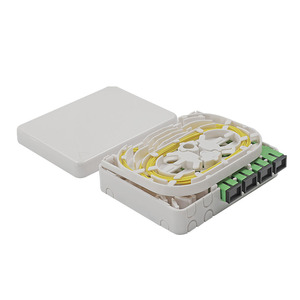 Mini 8x6 trắng cáp quang ổ cắm tường ổ cắm hộp cho FTTH/FTTx giải pháp cáp quang mặt tấm cho 4G Wifi 3G GSM GPRS - Product Image 4