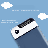 Minuteur Numérique Intelligent à Compte à Rebours, Boîte Verrouillable Portable à Temps pour Téléphones, Minuteur d'Étude Pomodoro, Boîte de Verrouillage pour Téléphones Mobiles