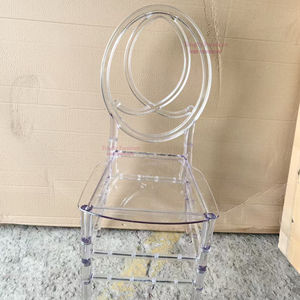 Fábrica al por mayor moderno apilable irrompible Hotel al aire libre boda cristal transparente fiesta sillas de plástico para eventos - Product Image 3