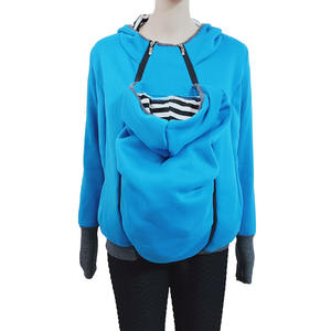 <span class=keywords><strong>Abrigo</strong></span> portador de maternidad para mujer, Sudadera con capucha para mamá, chaqueta de transporte para bebé, sudaderas cálidas para bebé - Product Image 4