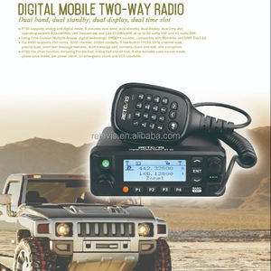 Retevis RT90 Transceptor de Radio Móvil Digital Amateur de Doble Banda 136-174MHz/400-480Mhz 50W 250 Zonas 3000 Canales Walkie Talkie para Auto - Product Image 2