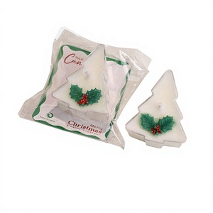 Vela aromática navideña de 4 horas con forma de árbol, decoración de escritorio, adornos románticos. - Product Image 6