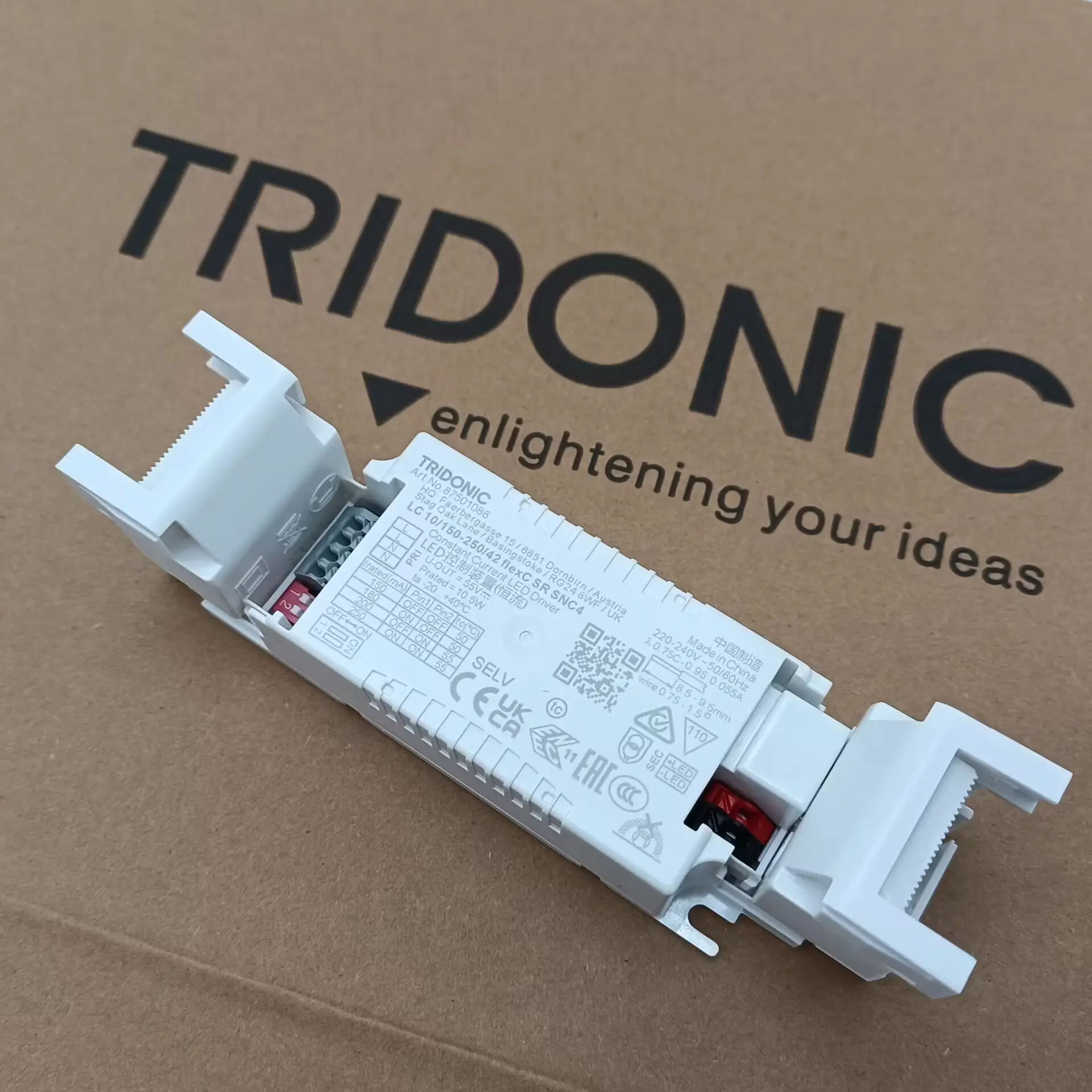 Tridonic Ballast 1000 W Tridonic Schritt-Dimm-Antrieb Tridonic LC 10 W 25 W LC 10/150-250/42 flexC SR SNC4