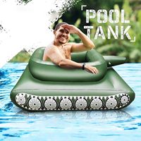 Pistolet à eau gonflable pour piscine, en PVC, motif camouflage