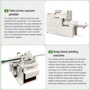 Solid <b>Laundry</b> <b>Bar</b> Bath Fully Automatic Small Scale Mini <b>Soap</b> Noodle Make Manufacture Machine for Production - Product Image 3