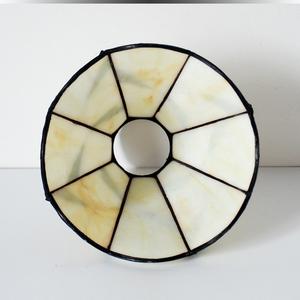 Night Light Accessories <strong>Glass</strong> Replacement <strong>Lampshade</strong> Vintage 6 Inch White Blue Green Leaf Shade Cover for Chandelier Table Lamp - Product Image 3