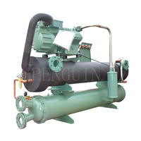 Nouveau produit haute température à faible bruit 50HP compresseur alternatif unité de condensation refroidisseur refroidi à l'eau pour chambre froide