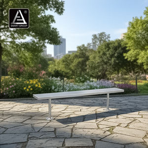 Banco de muebles de exterior de espera moderno, Banco de jardín, silla de <span class=keywords><strong>Patio</strong></span>, silla de calle, gimnasio, supermercado, Hospital, Banco de aluminio - Product Image 4