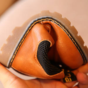 Sepatu Bot Anak Perempuan untuk Musim Semi dan Gugur dengan Ritsleting Samping, Anti-Selip, Kulit, Hangat, Kapas, EVA, Bermotif untuk Musim Panas. - Product Image 5