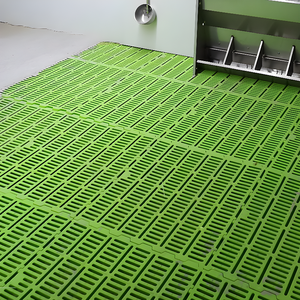 Plancher en plastique à lattes pour fermes porcines, antidérapant, résistant à la corrosion, haute résistance, charge lourde, livraison directe d'usine, pour l'élevage - Product Image 2