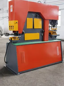 Q35Y-30 de trabajo hidráulico de hierro para láminas gruesas, máquina de perforación y corte combinado, flexión y muescas