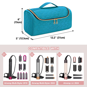 Bolsa de Piel Sintética Impermeable para Secador de Pelo, con Logotipo Personalizado, Gran Capacidad, Moderna, con Gancho - Product Image 5