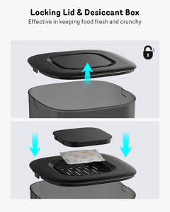 Smart 3L Visual <b>WIFI</b> APP Remote Anti-jam Timed Automatic Pet Cat Feeder With Stainless Steel Bowl - Product Image 2