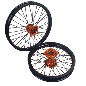 Ensemble complet de roues en alliage d'aluminium CNC, moyeu, jante avant et arrière 21 19 18 pouces pour <span class=keywords><strong>GasGas</strong></span> MC XC 2018 <span class=keywords><strong>2023</strong></span> Motocross Dirt Bike <span class=keywords><strong>Enduro</strong></span> - Product Image 1