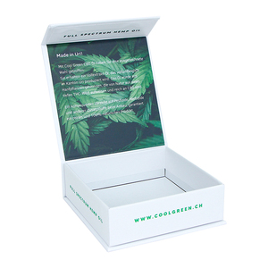 Custom luxury large coloured white boxes with magnetic close rigid flat magnetic closing box