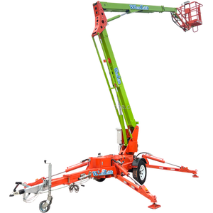 50ft 16m <span class=keywords><strong>Boom</strong></span> <span class=keywords><strong>LIft</strong></span> Aérienne Seau Électrique Homme Ascenseur Remorquage Derrière Remorque Monté Articulé Cherry Picker pour L'utilisation du Bâtiment - Product Image 5