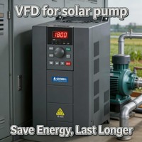 Variateur de fréquence monophasé Goldbell 220V pour le contrôle des moteurs de pompes à eau dans les réseaux d'irrigation et les applications d'alimentation des bâtiments