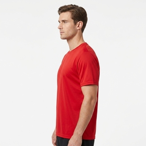 Camiseta <span class=keywords><strong>Columbia</strong></span> para Hombre, Modelo CSC Basic Logo, Jersey Sólido de <span class=keywords><strong>Manga</strong></span> Corta, Color Rojo Universitario - Product Image 3