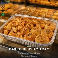 Barquette jetable en aluminium pour pâtisseries fraîches et service à table, résistante aux hautes températures, qualité alimentaire, plusieurs tailles
