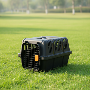Trasportini Portatili IATA per Cuccioli Gabbie Generiche da Viaggio in Plastica Grandi Casse per Cani - Product Image 1