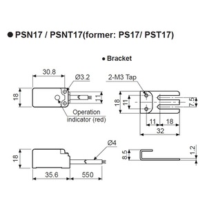 <span class=keywords><strong>Sensor</strong></span> de proximidade quadrado de 8mm PSN17-8DN - Product Image 4