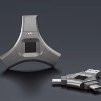 Nuevo Pendrive Multifunción 3 en 1 de Metal con Huella Dactilar, Alta Velocidad, 64 GB, 128 GB, 256 GB, 512 GB, Unidad Flash USB OTG