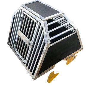 Caseta de Aluminio Espaciosa de Alta Gama para Mascotas con Doble Entrada y Panel Separado para Uso en Interiores y Exteriores - Product Image 1