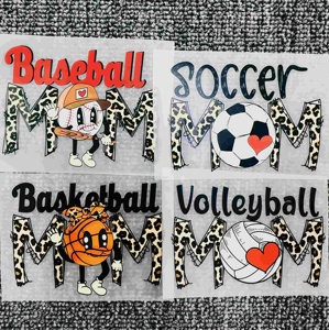 Camiseta de PET Suave con Transferencia Térmica DTF Personalizada <span class=keywords><strong>para</strong></span> el Día de la Madre, Diseño de Lazo 'Love MAMA', Fácil Aplicación con Prensa Térmica, Resistente al Agua - Product Image 1