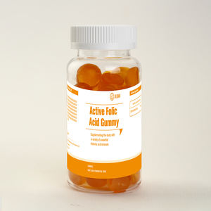 วิตามินกัมมี่กรดโฟลิกคุณภาพสูงแบบขายส่งสำหรับผู้ใหญ่เพื่อสุขภาพ - Product Image 1
