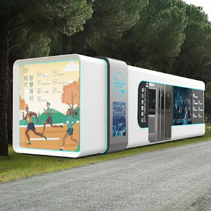 Estación Móvil Inteligente Cápsula Espacial de Montaje y Construcción con Números de Moda para Estaciones de Viaje en Zonas Turísticas de Parques Urbanos - Product Image 4