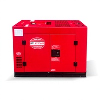 JET POWER JDE9500SE Tragbarer Leiser Dieselgenerator mit Autostart Luftgekühlt 230V/400V 5kVA-15kVA