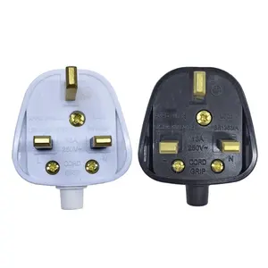 BS1363 13A 250v 3pin 2p + e בורג חיבור בריטניה plug