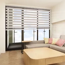 Nhà Thông Minh Cơ Giới Điện Zebra Shades Rèm Hai Lớp - Product Image 2