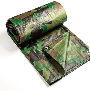 Bâche en géotextile tissé imperméable enduit LDPE, bâche en HDPE camouflage pour usage industriel, couverture de voiture et bâche de clôture - Product Image 5