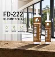 Colle silicone neutre de qualité supérieure, résistante aux intempéries, haute élasticité pour murs-rideaux et portes-fenêtres, 300 ml